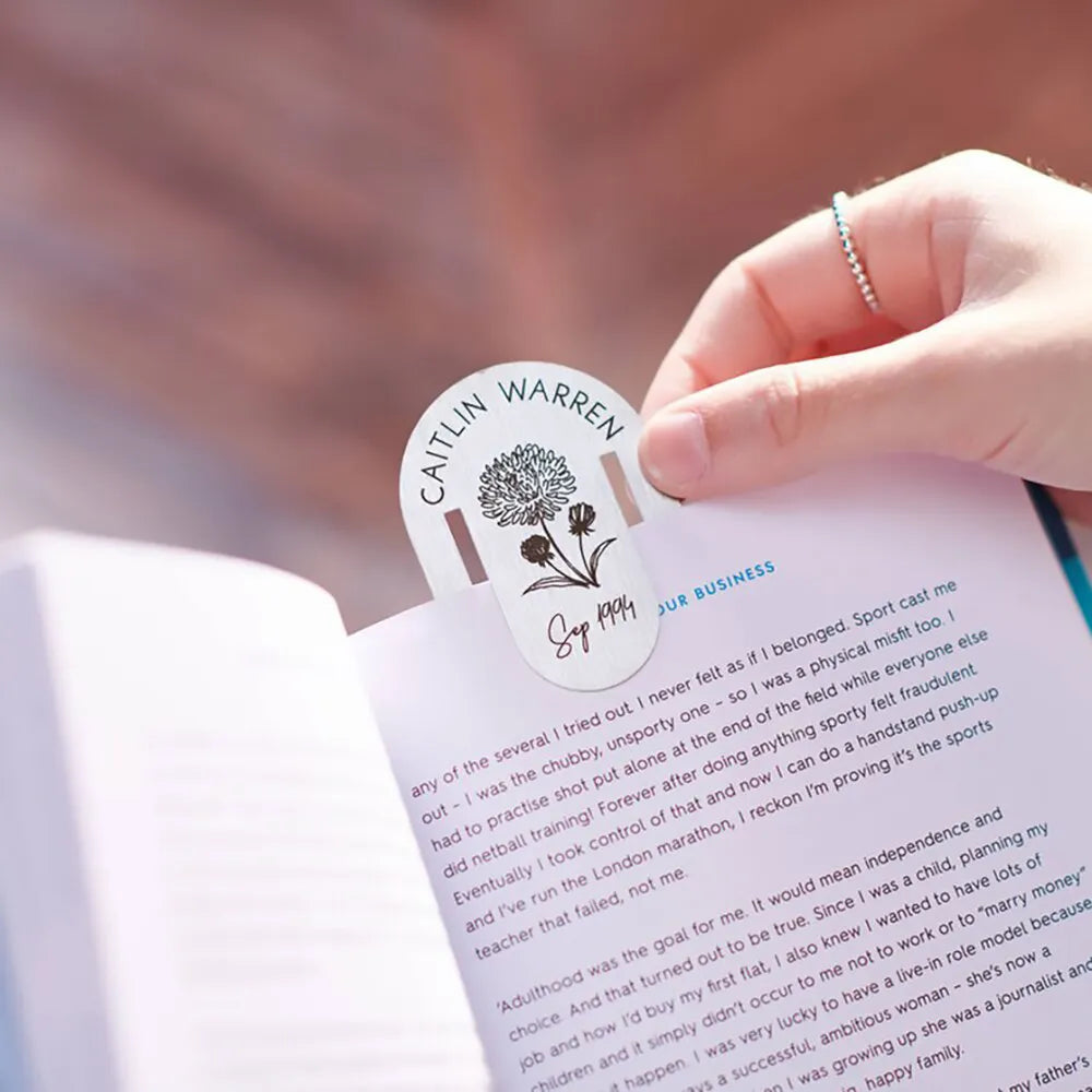 Personalized Bookmark Elegant