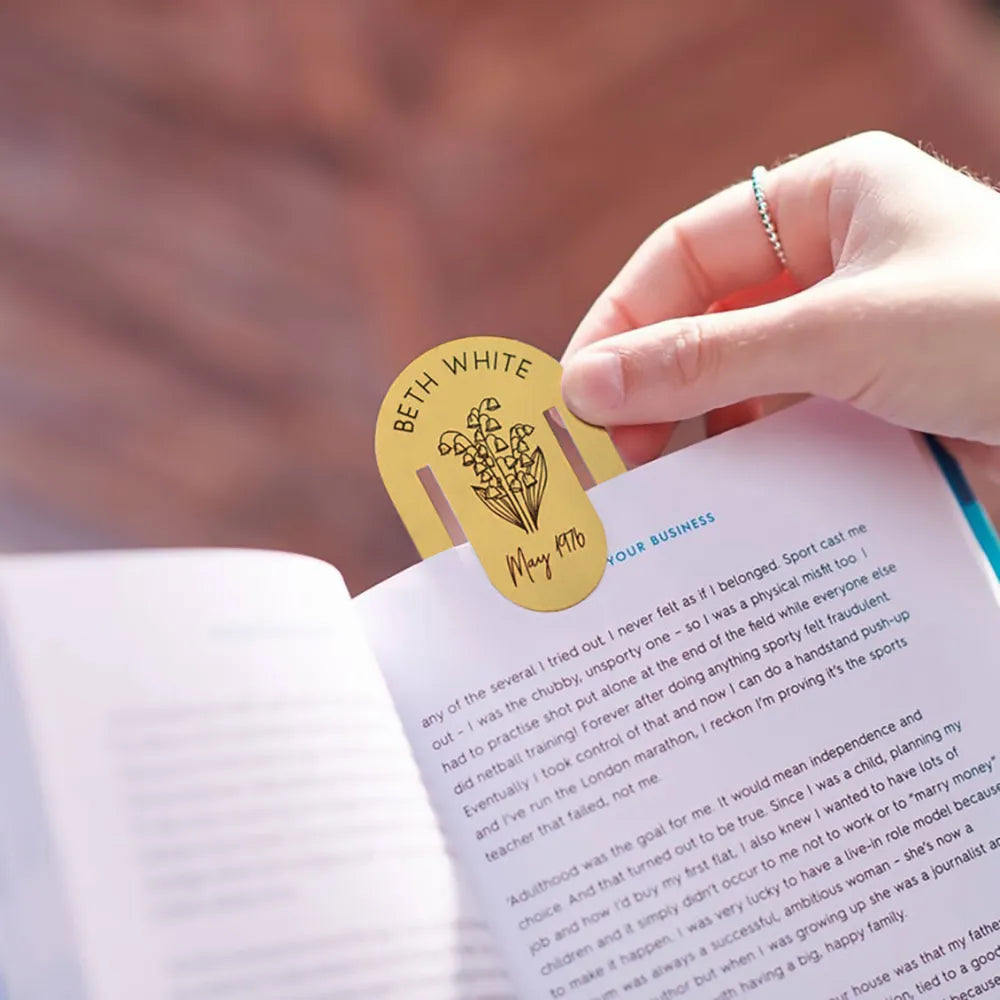 Personalized Bookmark Elegant