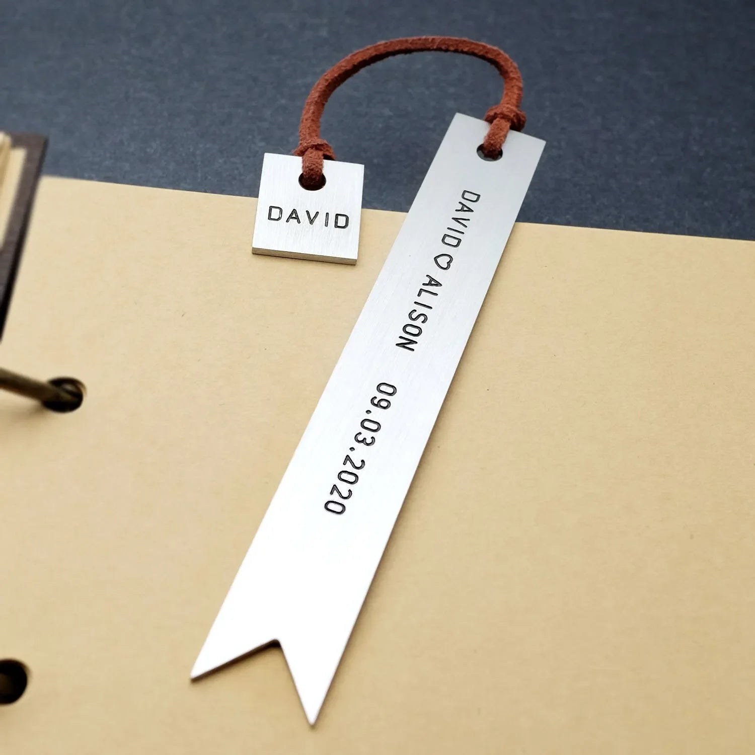 Personalized Bookmark Metal