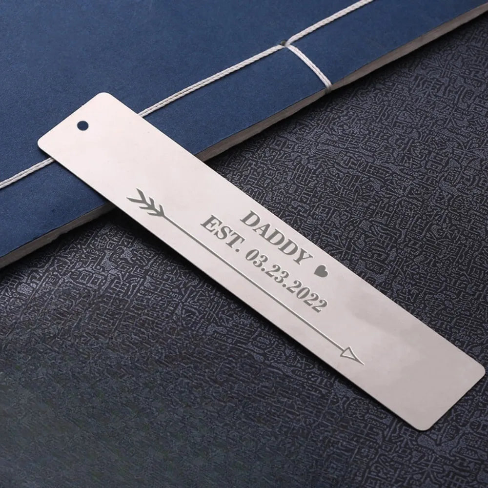Personalized Bookmark Stainless Steel