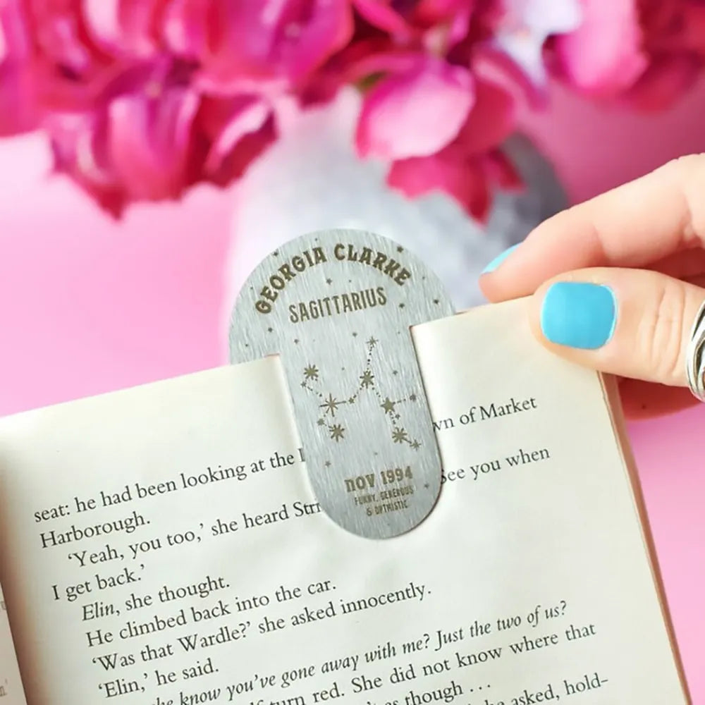 Personalized Bookmark Zodiac Sign