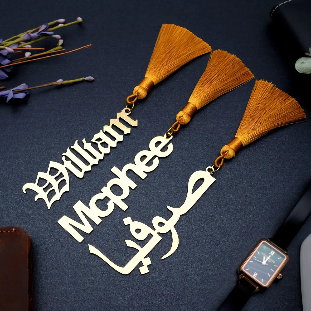 Personalized Bookmarks Metal