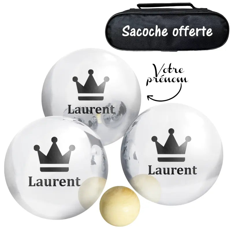Personalized Boules Balls are stylish