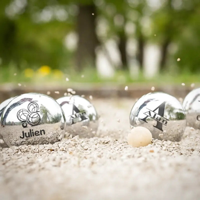 Personalized Boules Balls Engraved