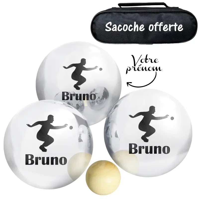 Personalized Boules Balls for Men