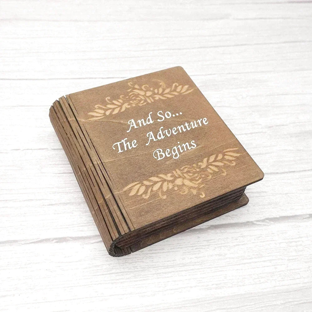 Personalized Box Wooden Ring