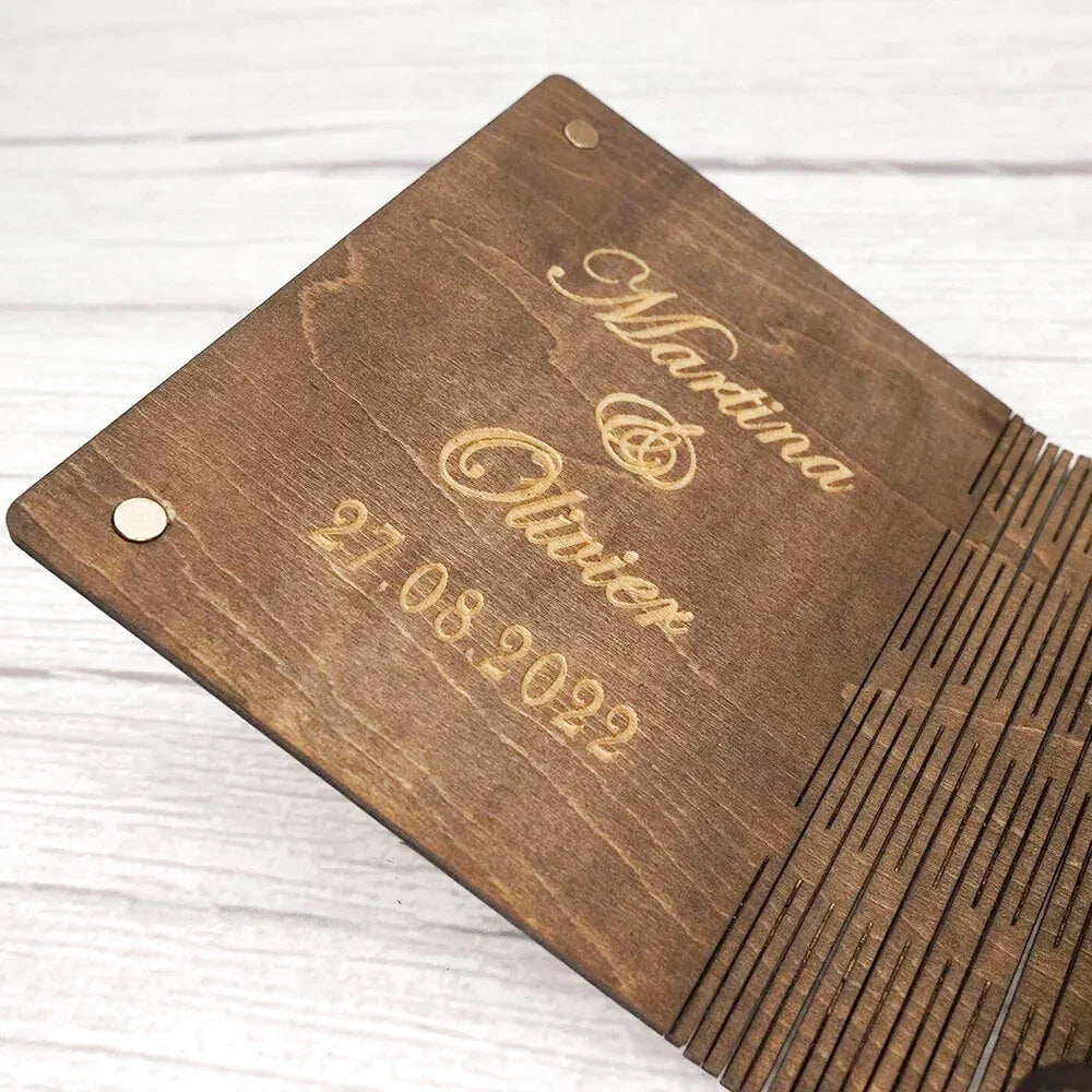 Personalized Box Wooden Ring