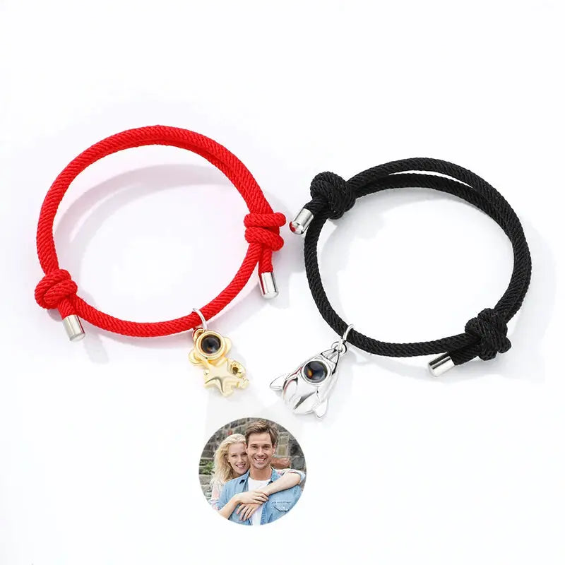 Personalized Bracelet for Men Double Cord