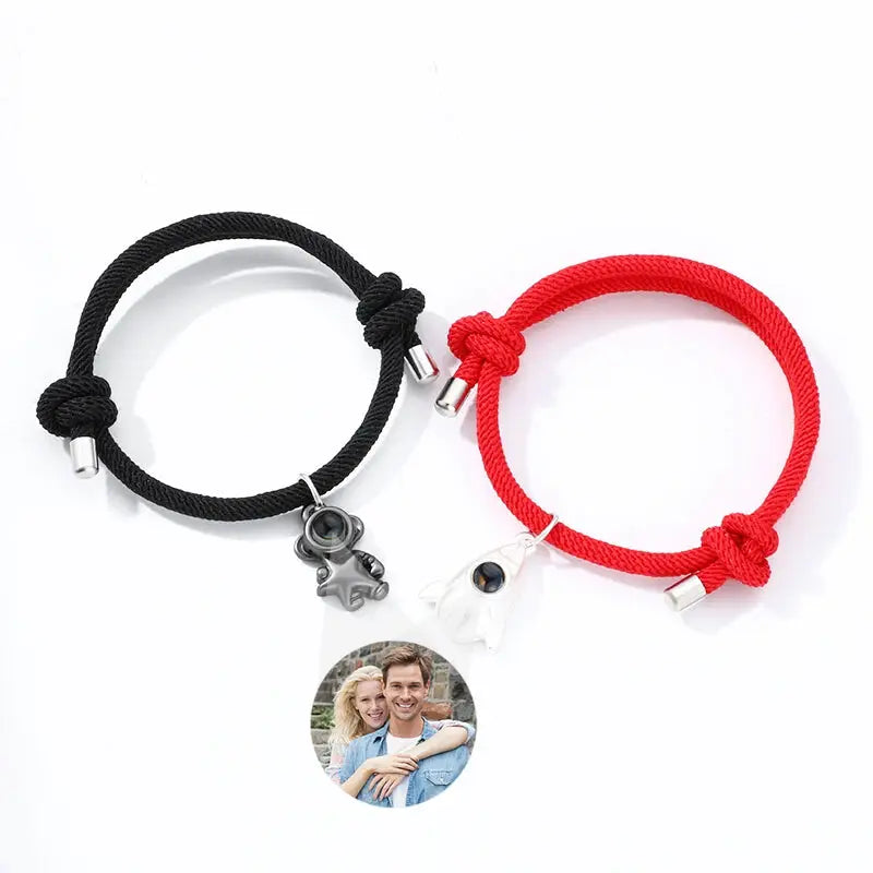 Personalized Bracelet for Men Double Cord