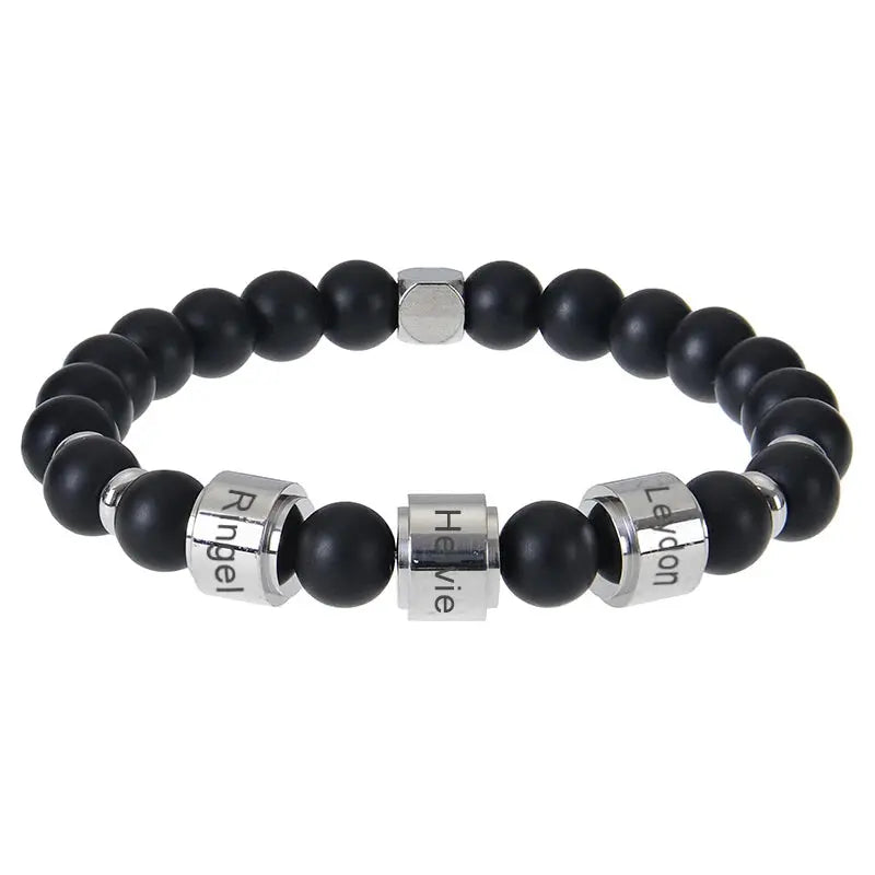 Personalized Bracelet for Men Last Name