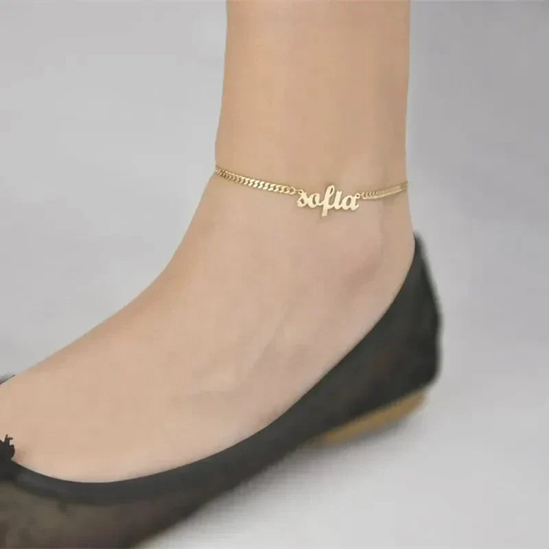 Personalized Bracelet for Women - Ankle