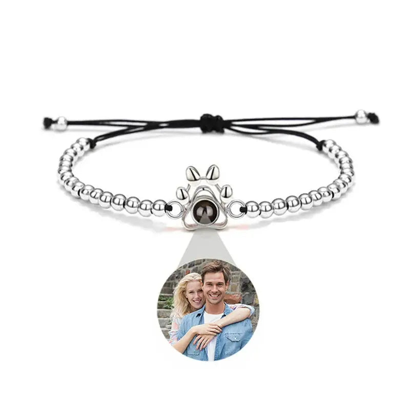 Personalized Bracelet with Photo Dog