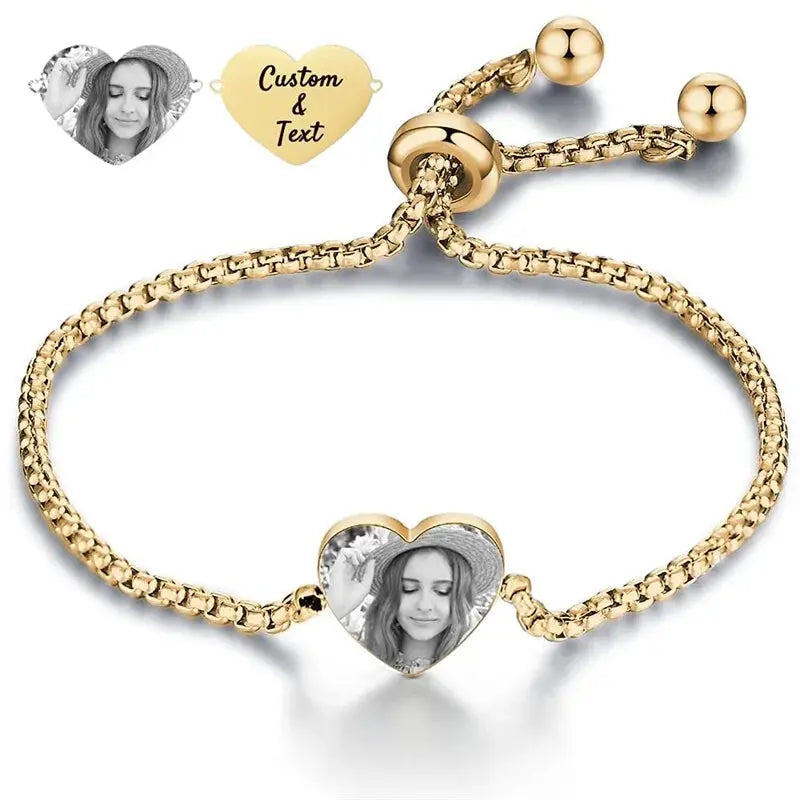 Personalized Bracelet with Photo etched