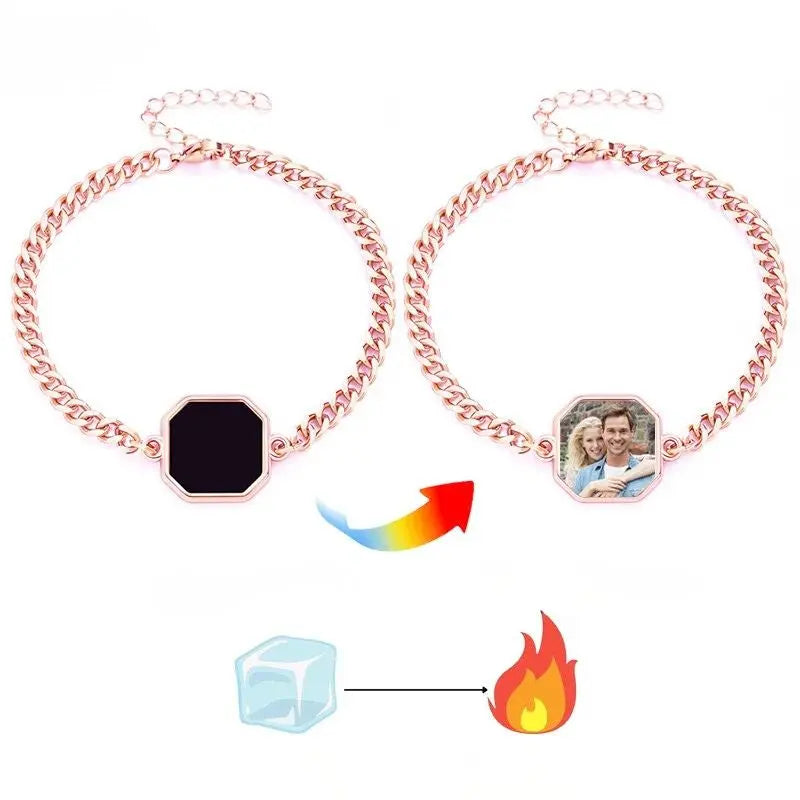 Personalized Bracelet with Photo Hidden