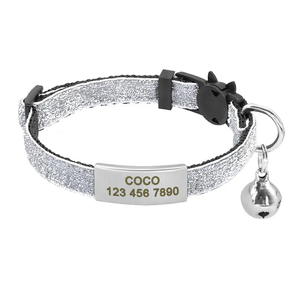 Personalized Cat Collar Anti-Strangulation