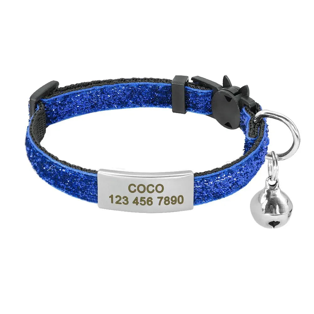 Personalized Cat Collar Anti-Strangulation