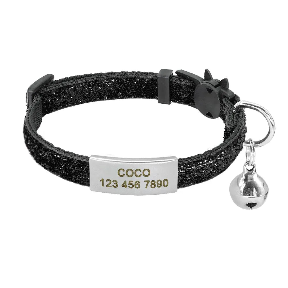 Personalized Cat Collar Anti-Strangulation