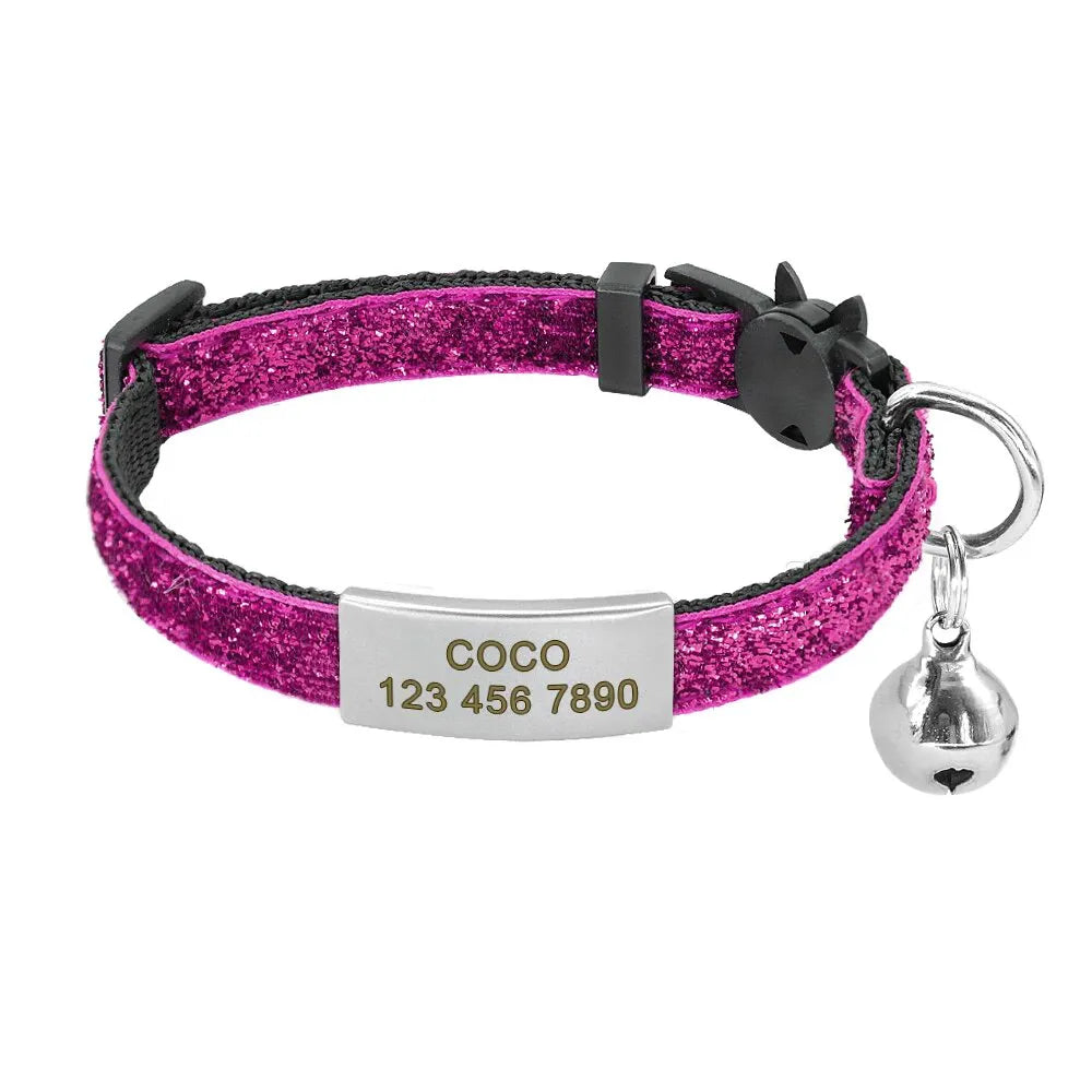 Personalized Cat Collar Anti-Strangulation