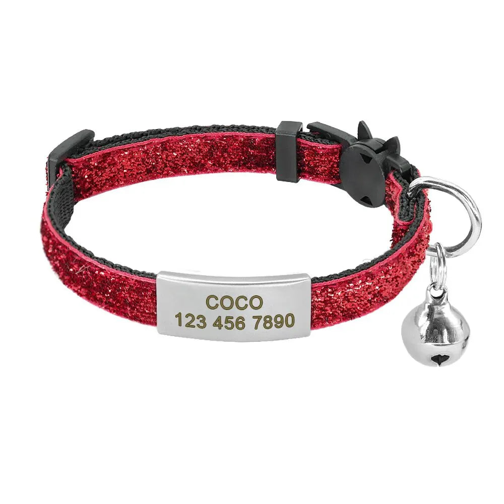 Personalized Cat Collar Anti-Strangulation