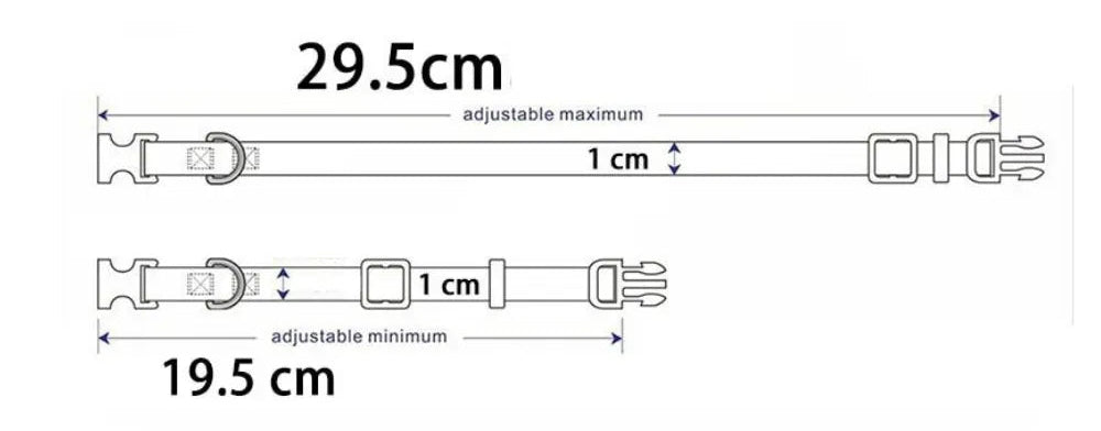 Personalized Cat Collar Elegant