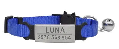 Personalized Cat Collar Elegant