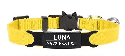 Personalized Cat Collar Elegant