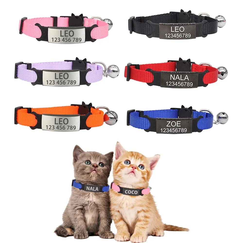 Personalized Cat Collar Elegant