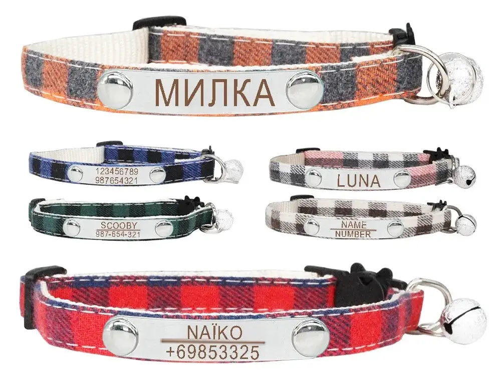 Personalized Cat Collar Nylon