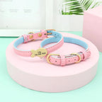 Personalized Cat Collar of Leather