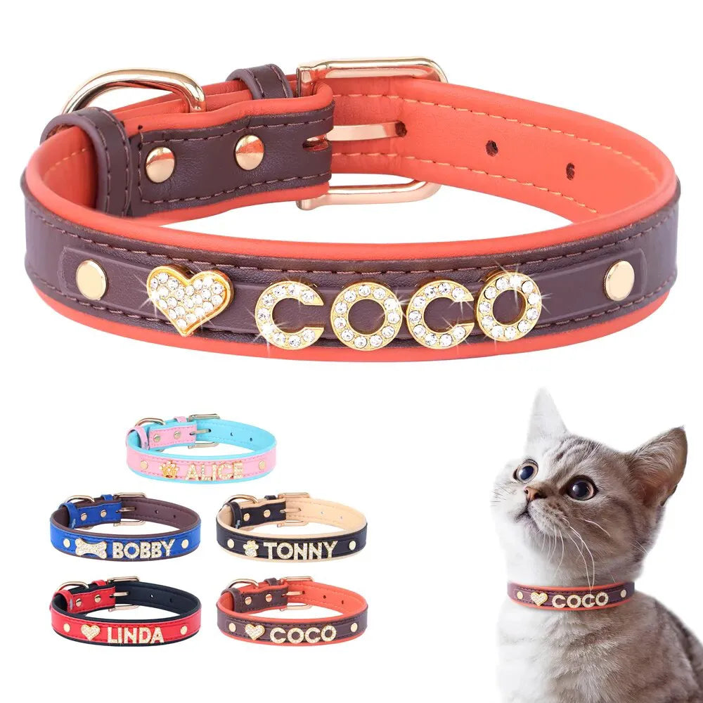 Personalized Cat Collar with Name