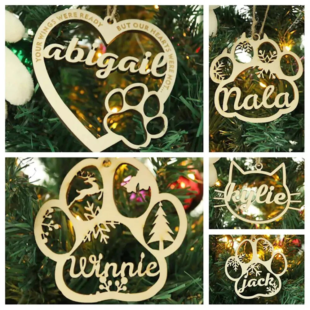 Personalized Christmas Ornament Animal