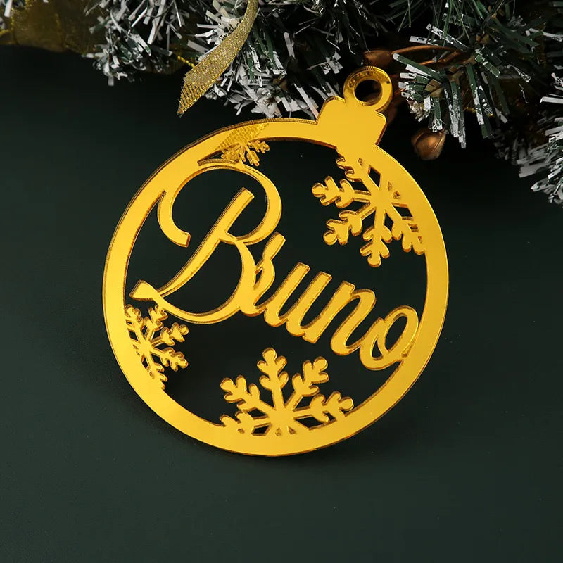 Personalized Christmas Ornament Named