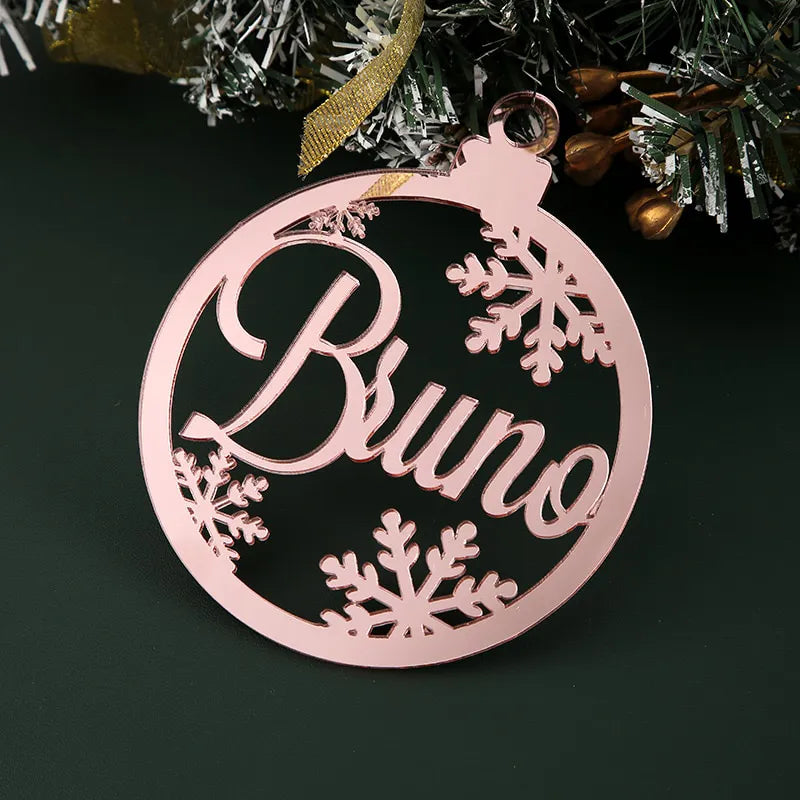 Personalized Christmas Ornament Named