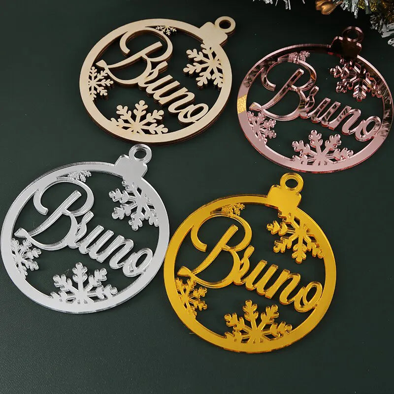 Personalized Christmas Ornament Named