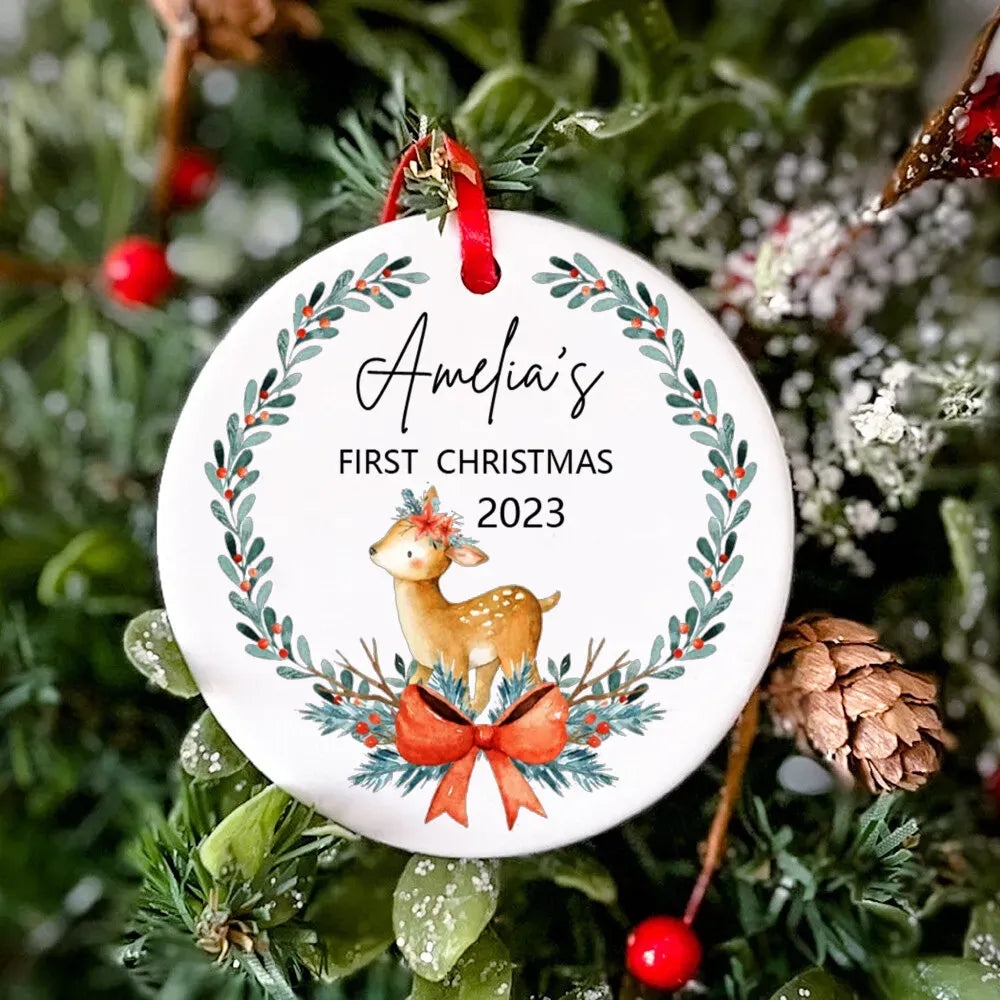 Personalized Christmas Ornament Names