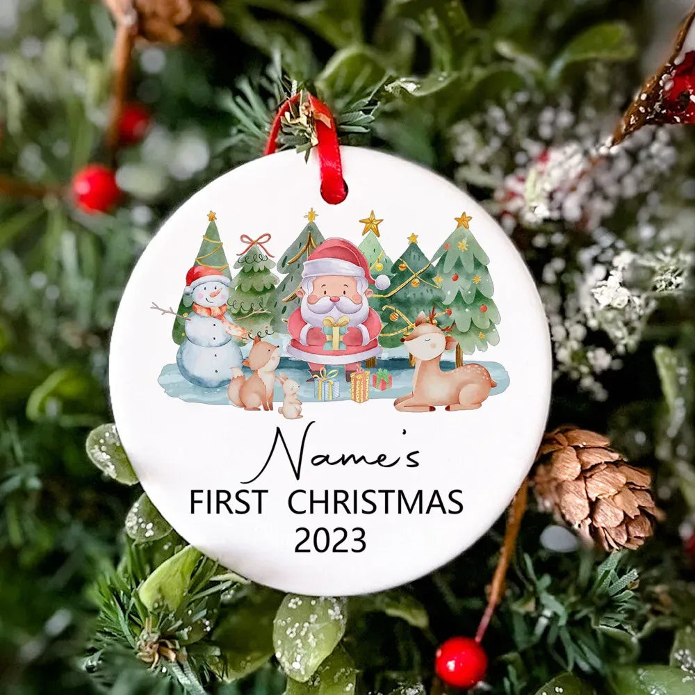 Personalized Christmas Ornament Names