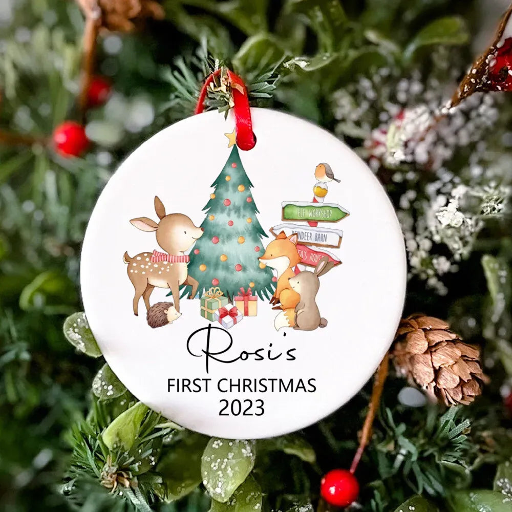 Personalized Christmas Ornament Names