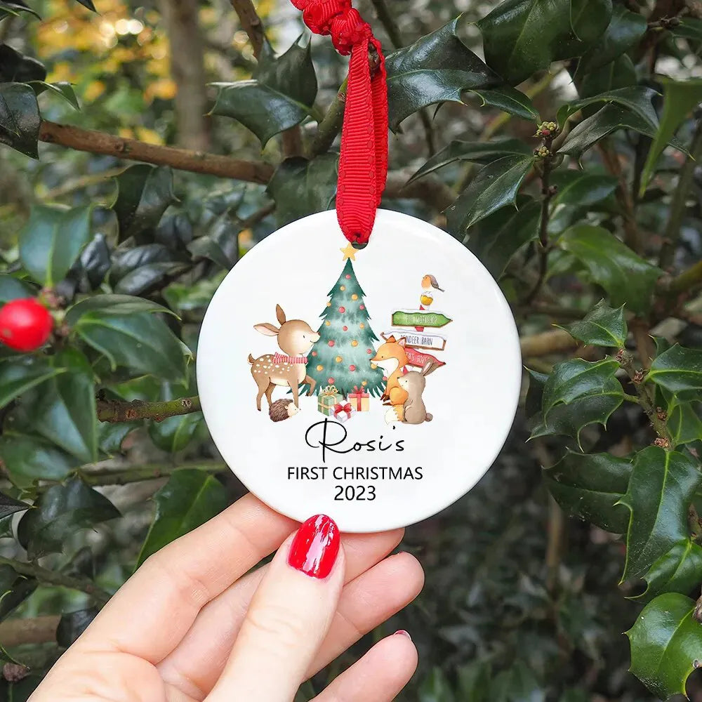 Personalized Christmas Ornament Names