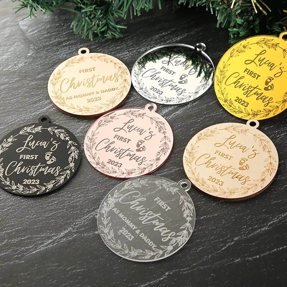 Personalized Christmas Ornament, stylish