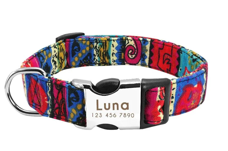 Personalized Dog Collar with Name