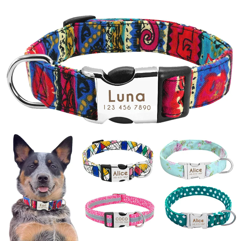 Personalized Dog Collar with Name