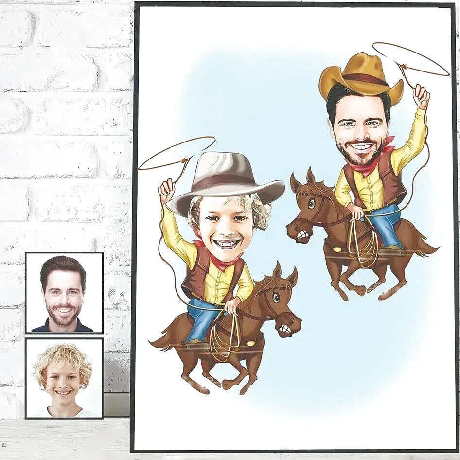 Personalized Family Poster Child