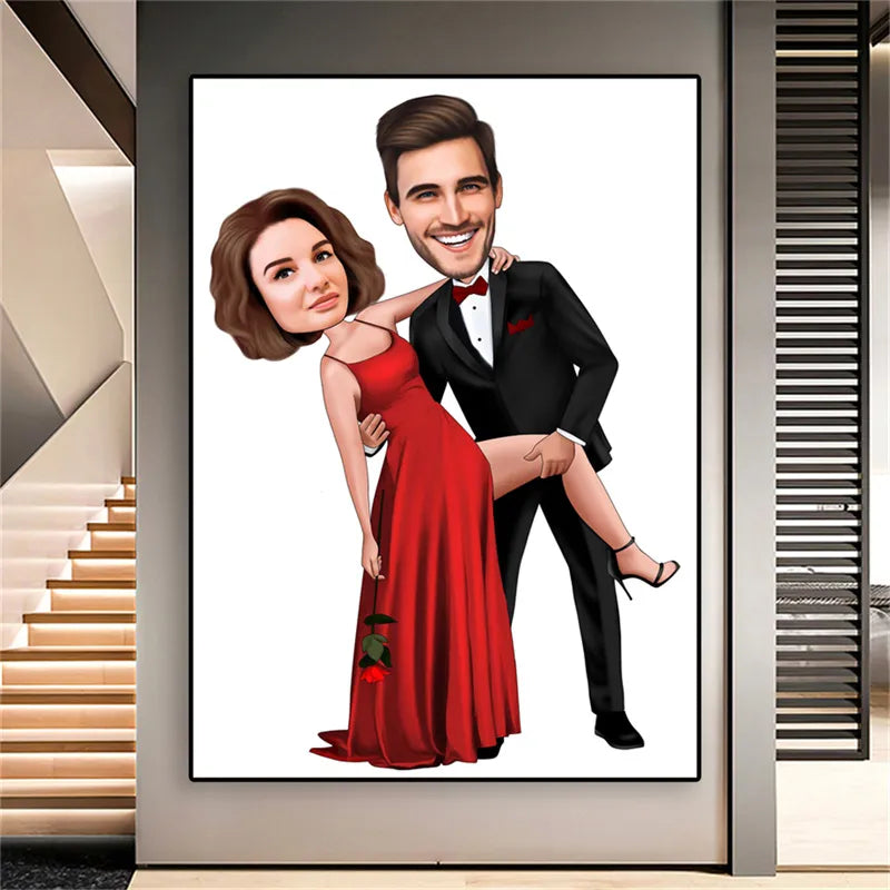 Personalized Family Poster for Couples