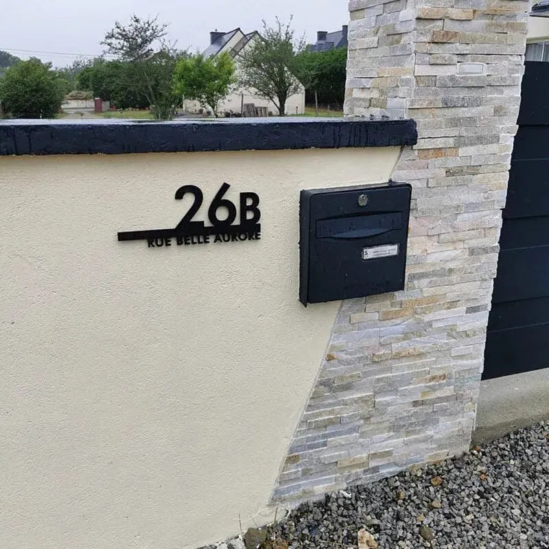 Personalized House Number Sign Address