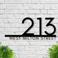 Personalized House Number Sign Address