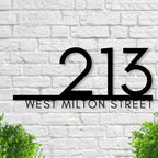 Personalized House Number Sign Address