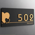 Personalized House Number Sign Authentic