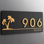 Personalized House Number Sign Authentic