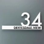 Personalized House Number Sign Decorative Plate