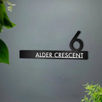 Personalized House Number Sign Decorative Plate